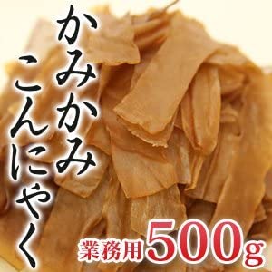 【北毛久呂保】カミカミこんにゃく ブラックペッパー味 500g×1袋